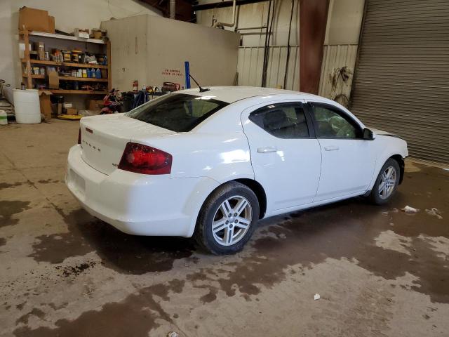 1C3CDZCB0DN626292 - 2013 DODGE AVENGER SXT WHITE photo 3