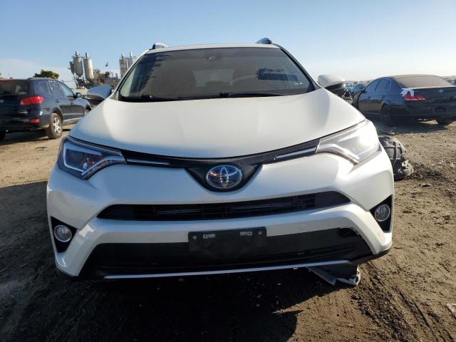 JTMDJREV7HD119966 - 2017 TOYOTA RAV4 HV LIMITED WHITE photo 5