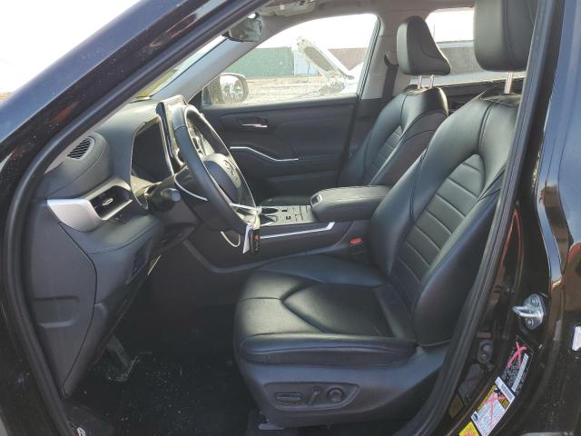 5TDHZRBH0NS577972 - 2022 TOYOTA HIGHLANDER XLE BLACK photo 7