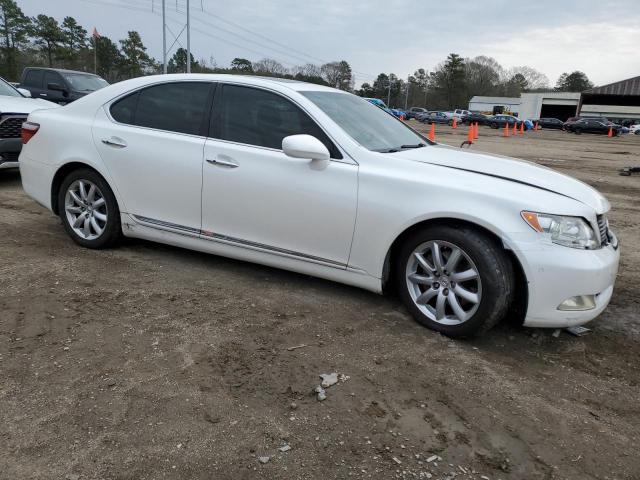 JTHBL46F985063209 - 2008 LEXUS LS 460 WHITE photo 4
