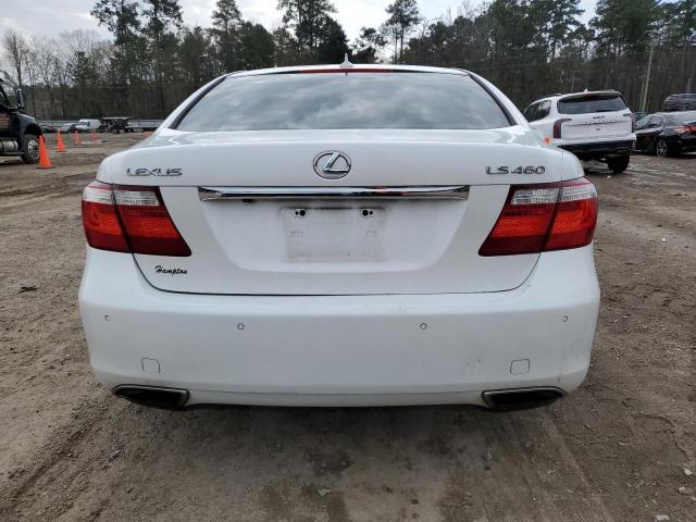 JTHBL46F985063209 - 2008 LEXUS LS 460 WHITE photo 6