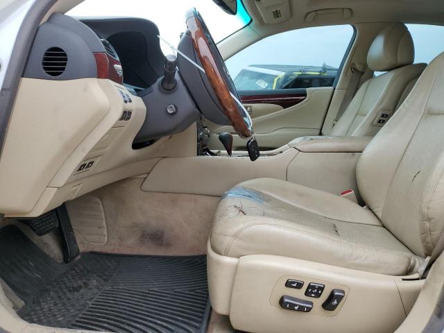 JTHBL46F985063209 - 2008 LEXUS LS 460 WHITE photo 7