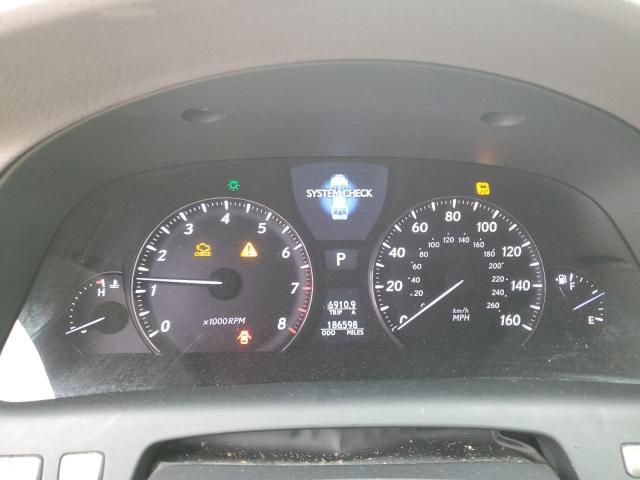JTHBL46F985063209 - 2008 LEXUS LS 460 WHITE photo 9