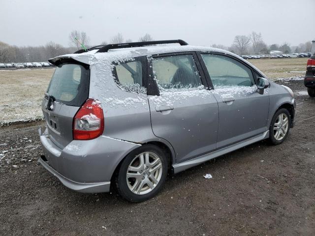 JHMGD38668S047979 - 2008 HONDA FIT SPORT SILVER photo 3