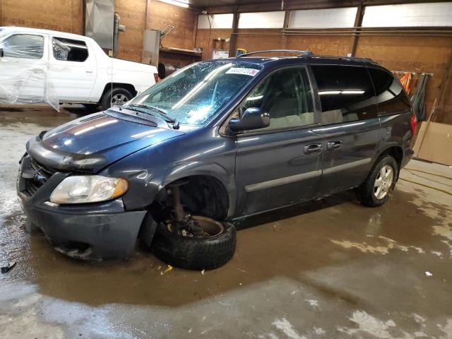 1D4GP45R77B148298 - 2007 DODGE CARAVAN SXT BLUE photo 1