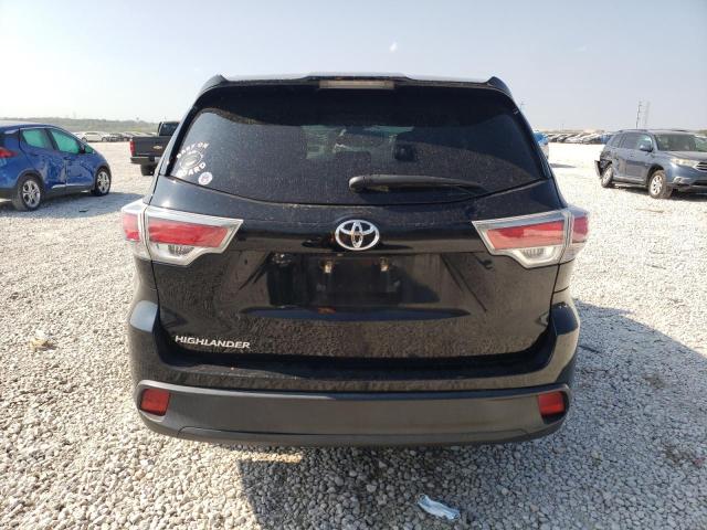 5TDZARFH6GS022839 - 2016 TOYOTA HIGHLANDER LE BLACK photo 6