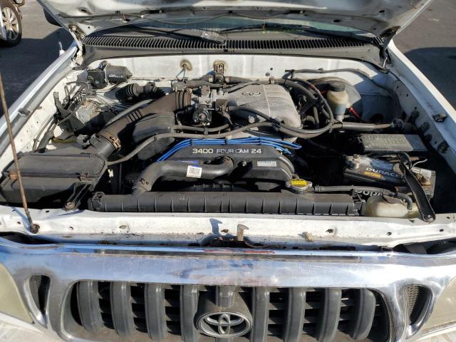 5TEGN92NX4Z353543 - 2004 TOYOTA TACOMA DOUBLE CAB PRERUNNER WHITE photo 11