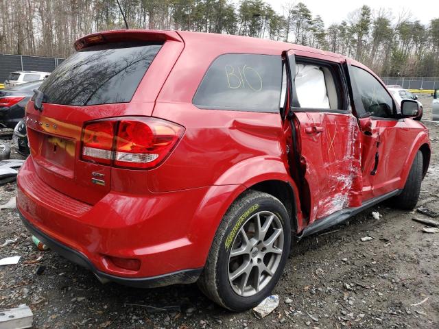 3C4PDCEG2KT783080 - 2019 DODGE JOURNEY GT RED photo 3