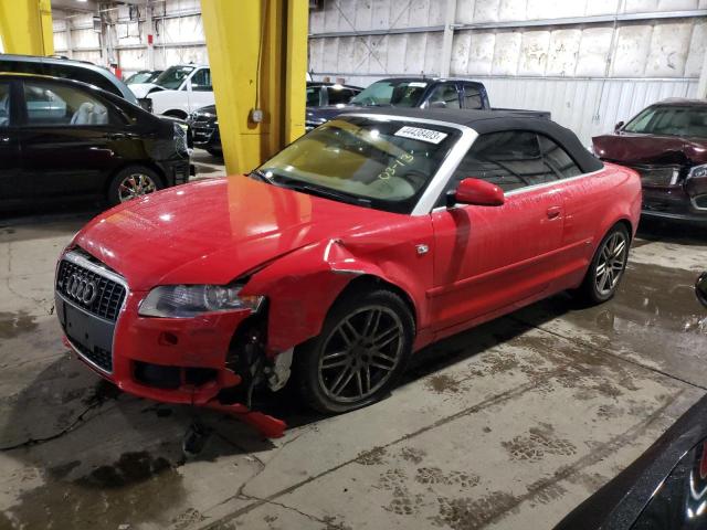 WAUAF48H49K011778 - 2009 AUDI A4 2.0T CABRIOLET RED photo 1