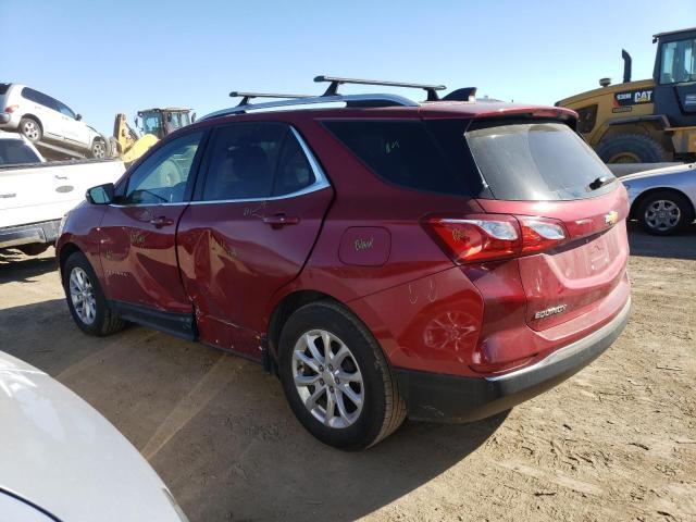 3GNAXJEV1JS573808 - 2018 CHEVROLET EQUINOX LT RED photo 2