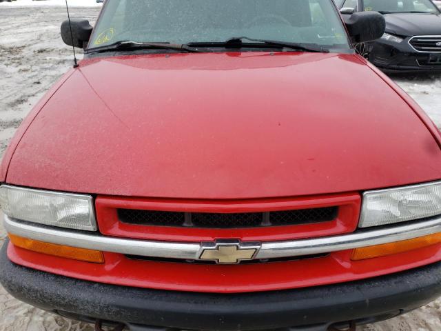 1GNCT18W82K123790 - 2002 CHEVROLET S 10 RED photo 12