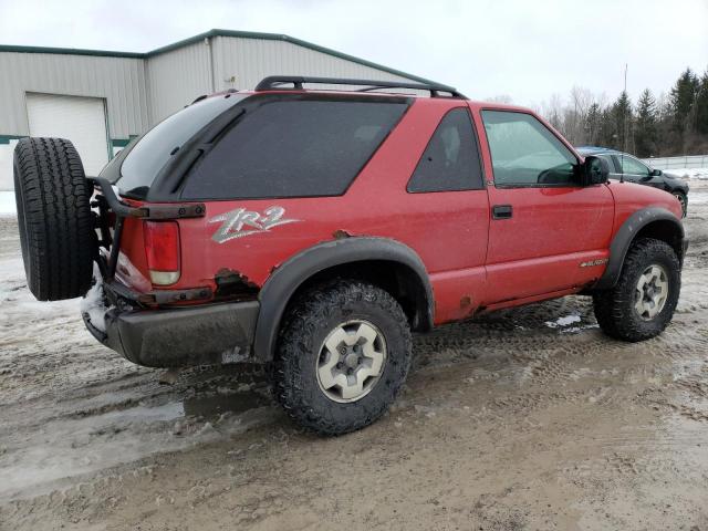 1GNCT18W82K123790 - 2002 CHEVROLET S 10 RED photo 3