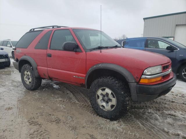 1GNCT18W82K123790 - 2002 CHEVROLET S 10 RED photo 4