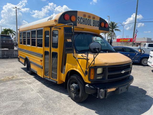 1GBJG31FX11195237 - 2001 CHEVROLET EXPRESS CU G3500 YELLOW photo 1