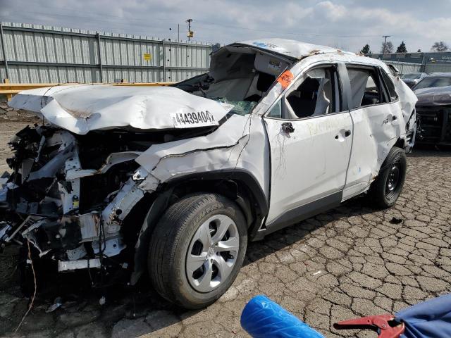 2T3K1RFV0MC169824 - 2021 TOYOTA RAV4 LE WHITE photo 1