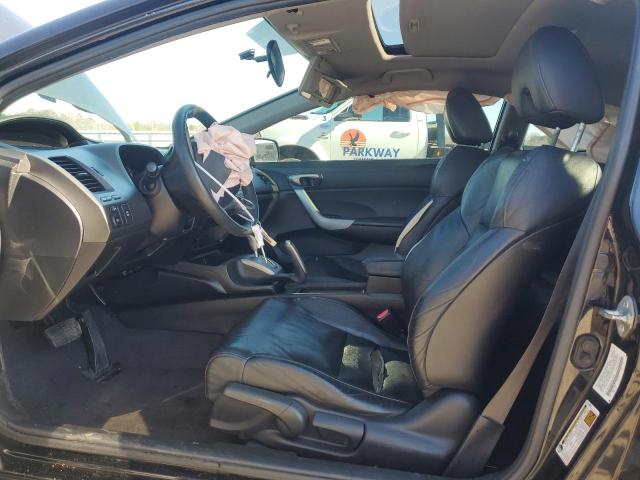 2HGFG1B92BH505304 - 2011 HONDA CIVIC EXL შავი ფოტო 7