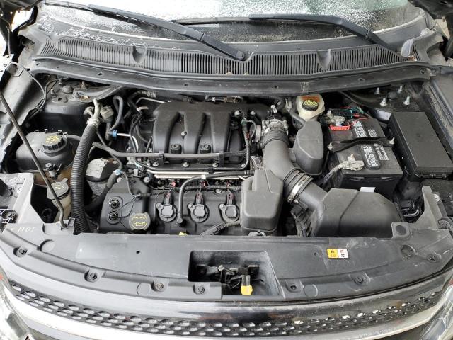 1FM5K8AR7EGB96072 - 2014 FORD EXPLORER POLICE INTERCEPTOR შავი ფოტო 11