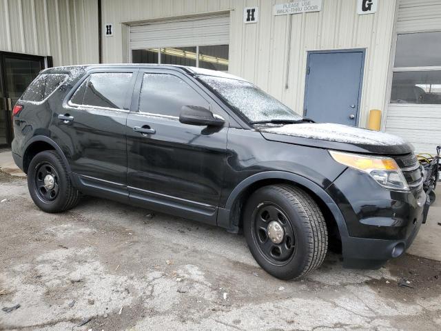 1FM5K8AR7EGB96072 - 2014 FORD EXPLORER POLICE INTERCEPTOR შავი ფოტო 4