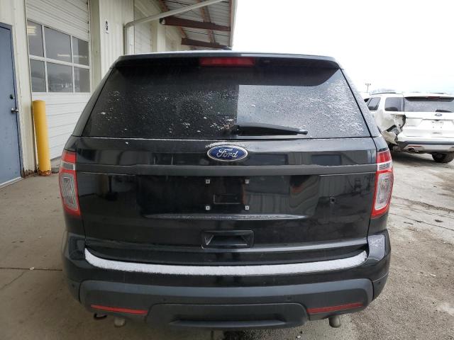1FM5K8AR7EGB96072 - 2014 FORD EXPLORER POLICE INTERCEPTOR შავი ფოტო 6