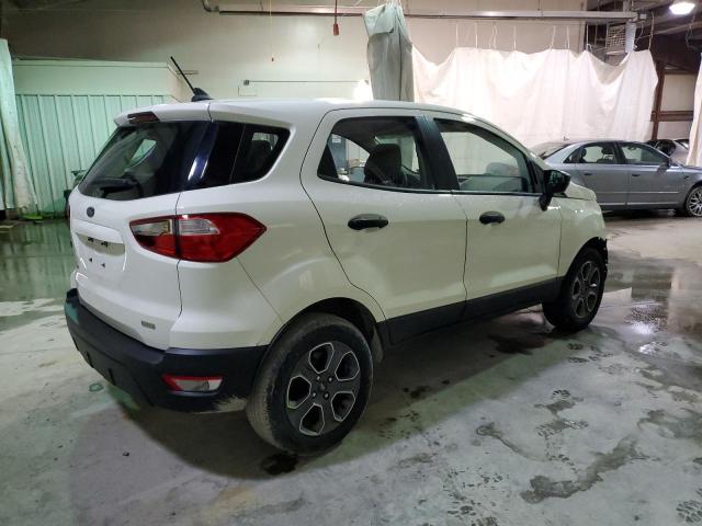 MAJ3S2FE0LC346922 - 2020 FORD ECOSPORT S WHITE photo 3