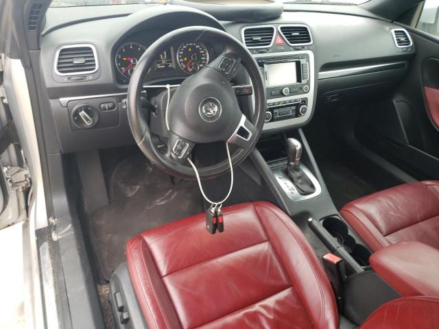 WVWFW7AH0CV004935 - 2012 VOLKSWAGEN EOS LUX SILVER photo 8