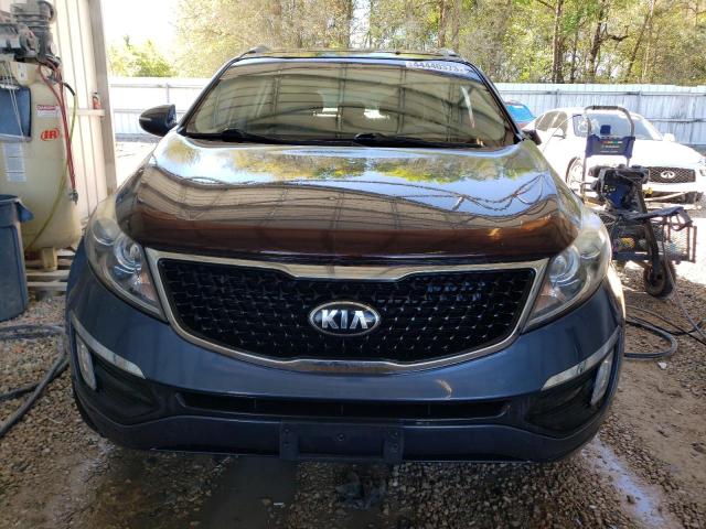 KNDPC3AC2E7562464 - 2014 KIA SPORTAGE EX BLUE photo 5