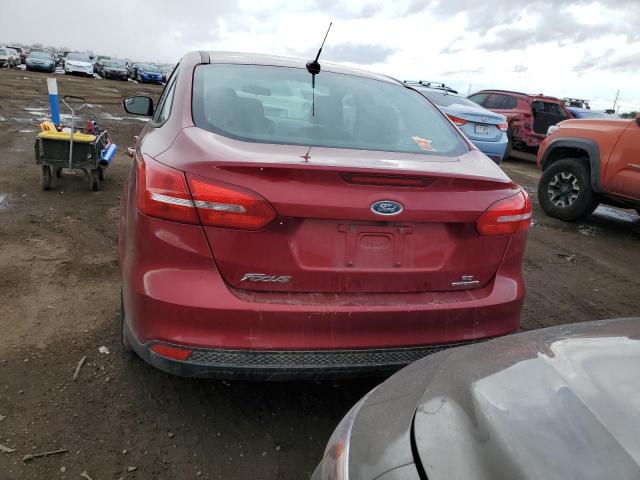 1FADP3F20FL255686 - 2015 FORD FOCUS SE RED photo 6