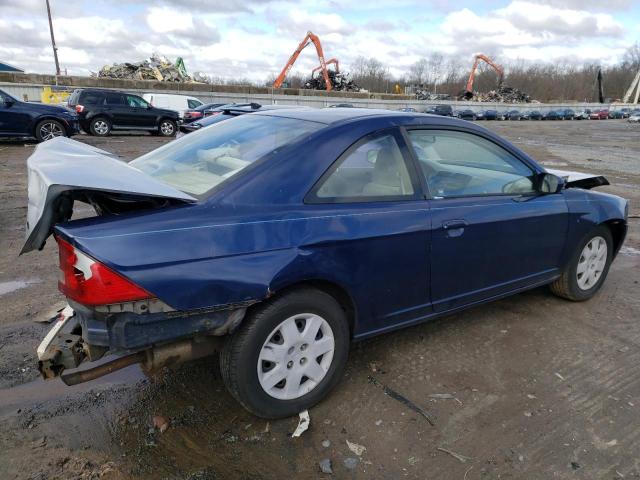 1HGEM21902L079160 - 2002 HONDA CIVIC EX SILVER photo 3