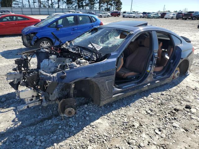 WBA4B3C53GG344263 - 2016 BMW 435 XI GRAN COUPE BLUE photo 1