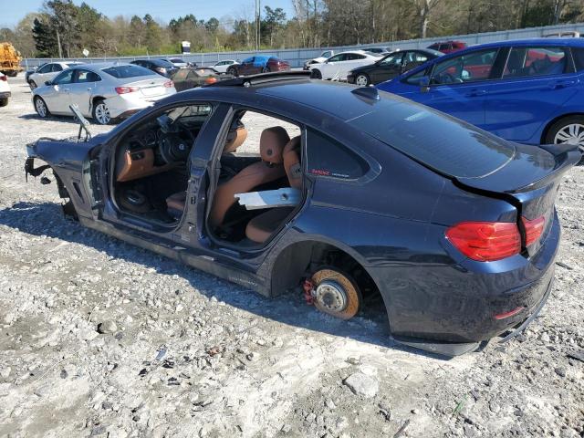 WBA4B3C53GG344263 - 2016 BMW 435 XI GRAN COUPE BLUE photo 2