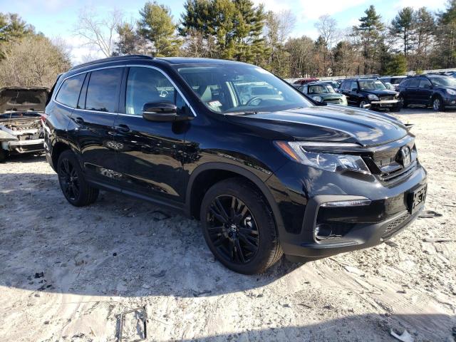 5FNYF6H25NB101912 - 2022 HONDA PILOT SE BLACK photo 4