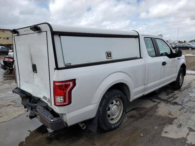 1FTEX1C85HKD20097 - 2017 FORD F150 SUPER CAB WHITE photo 3