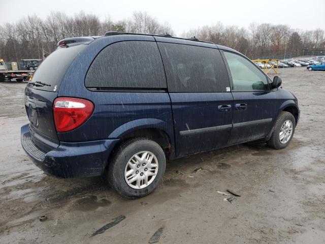 1D4GP45R56B571380 - 2006 DODGE CARAVAN SXT BLUE photo 3