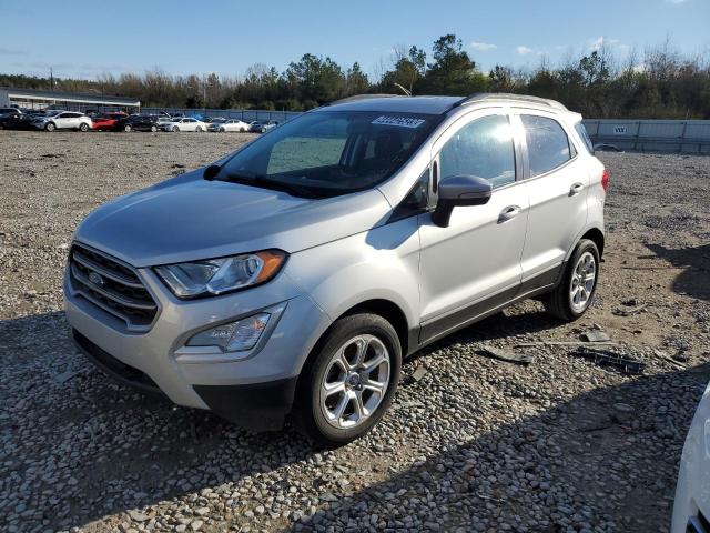 MAJ3P1TE7JC201907 - 2018 FORD ECOSPORT SE SILVER photo 1