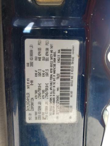 3B7KF23671G704941 - 2001 DODGE RAM 2500 BLUE photo 12