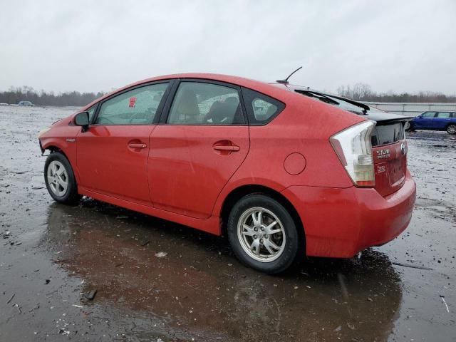 JTDKN3DU9A1022874 - 2010 TOYOTA PRIUS RED photo 2