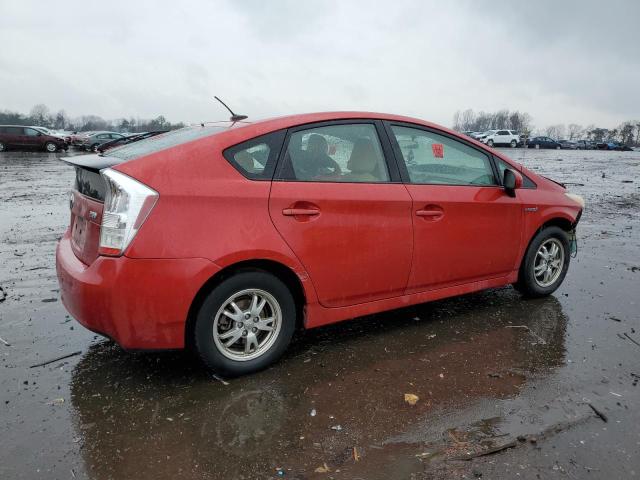 JTDKN3DU9A1022874 - 2010 TOYOTA PRIUS RED photo 3