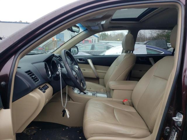 5TDBK3EHXDS273579 - 2013 TOYOTA HIGHLANDER BASE برغندي صورة 7