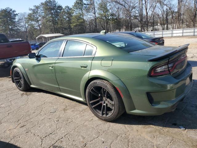 2C3CDXGJ2MH522868 - 2021 DODGE CHARGER SCAT PACK GREEN photo 2