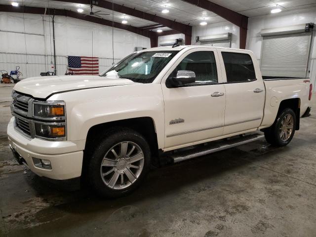 3GCUKTEC4EG290620 - 2014 CHEVROLET SILVERADO K1500 HIGH COUNTRY WHITE photo 1