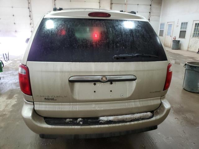 2C4GP54L05R468917 - 2005 CHRYSLER TOWN & COU TOURING ოქროსფერი ფოტო 6