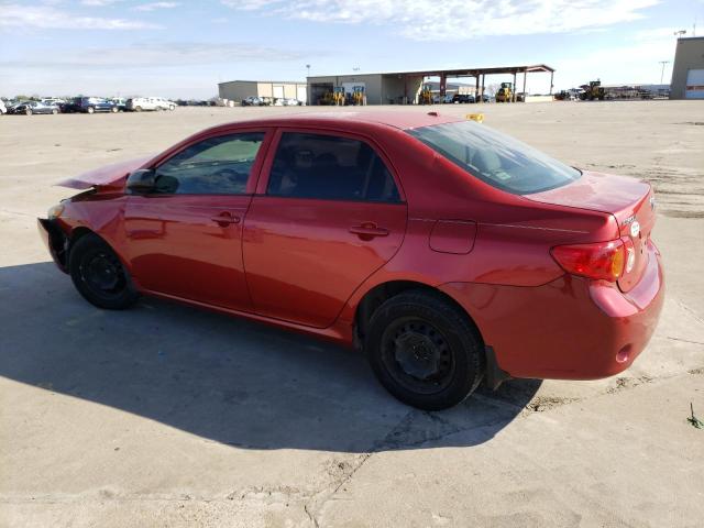 1NXBU40E39Z024018 - 2009 TOYOTA COROLLA BASE RED photo 2