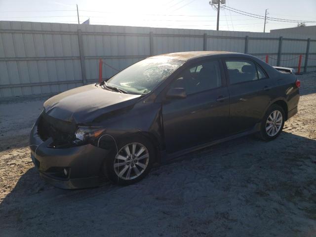 1NXBU4EE0AZ255679 - 2010 TOYOTA COROLLA BASE GRAY photo 1