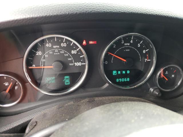 1C4HJWEGXCL192068 - 2012 JEEP WRANGLER U SAHARA BLACK photo 9