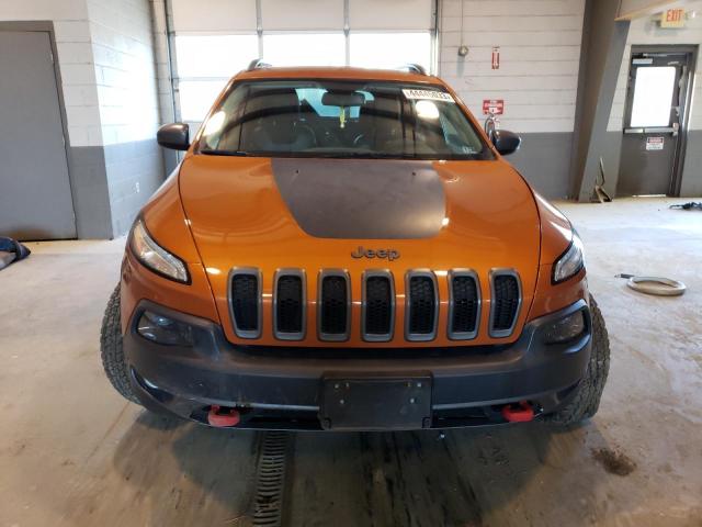 1C4PJMBB2GW156971 - 2016 JEEP CHEROKEE TRAILHAWK ORANGE photo 5