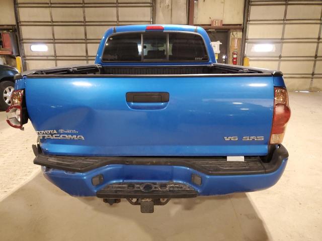 5TEMU52N55Z127636 - 2005 TOYOTA TACOMA DOUBLE CAB LONG BED BLUE photo 6