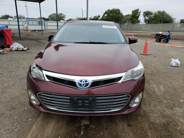 4T1BD1EB3EU024172 - 2014 TOYOTA AVALON HYBRID BURGUNDY photo 5