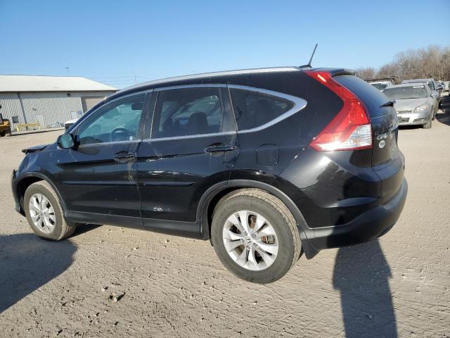 2HKRM4H72EH617057 - 2014 HONDA CR-V EXL BLACK photo 2