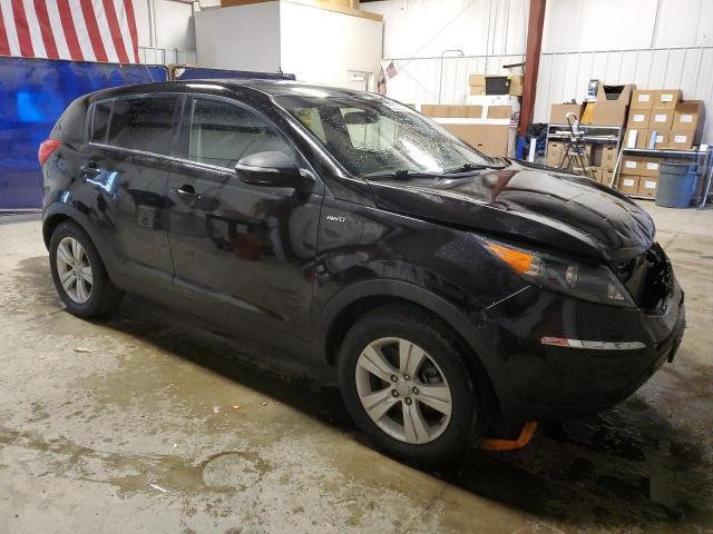 KNDPBCA23C7347358 - 2012 KIA SPORTAGE LX BLACK photo 4