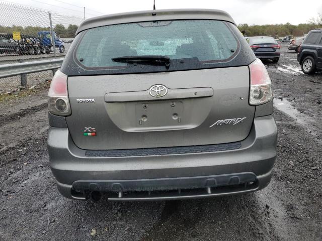 2T1KR32E58C712465 - 2008 TOYOTA COROLLA MA XR GRAY photo 6
